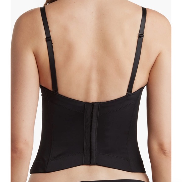 Nicole Miller Micro Boned Bustier Women’s Bra Strapless - Picture 3 of 3